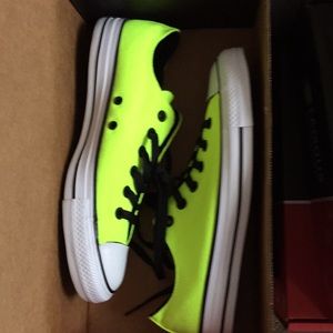 New Volt yellow converse